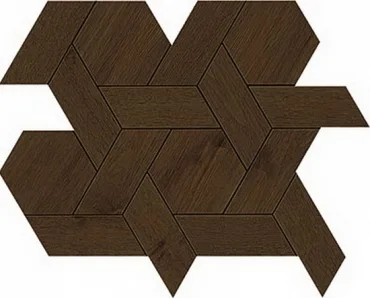 Мозаика Atlas Concorde Italy Heartwood Moka Mansion Weave AOYJ 34,6x40 матовая