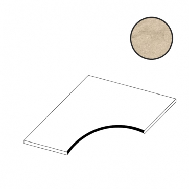 Спецэлемент Atlas Concorde Italy Lims Grey Curve A31D 60x60 матовый