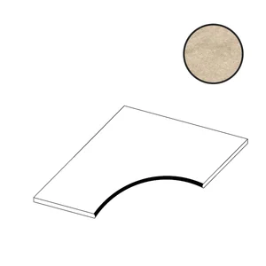Спецэлемент Atlas Concorde Italy Lims Grey Curve A31D 60x60 матовый