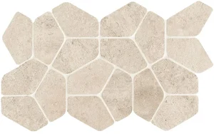 Мозаика Atlas Concorde Italy Lims Ivory Mosaico Gemini A3JE 24x41,6 матовая