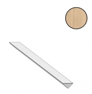 Log 3D Pleat Bright Oak Corner 50 AX2C