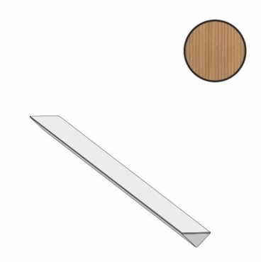 Бордюр Atlas Concorde Italy Log 3D Pleat Deep Oak Corner 50 AX2E 1,4x50 матовый