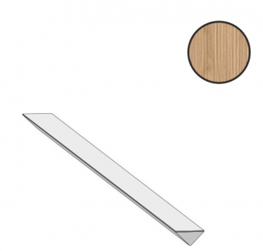 Бордюр Atlas Concorde Italy Log 3D Pleat Icon Oak Corner 50 AX2B 1,4x50 матовый