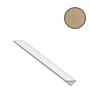 Бордюр Atlas Concorde Italy Log 3D Pleat Moon Oak Corner 50 AX2F 1,4x50 матовый