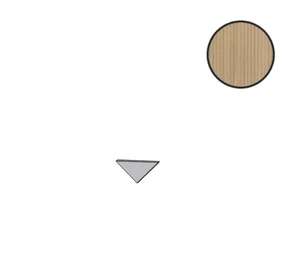 Спецэлемент Atlas Concorde Italy Log 3D Pleat Moon Oak Corner A.E. AX2K 1,4x1,4 матовый