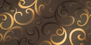 Декоративный элемент Atlas Concorde Italy Mark Moka Gold Damask 8MDM 40x80 глянцевый