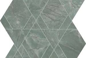 Декоративный элемент Atlas Concorde Italy Marvel Diva AYLX Aqua Mosaico Triangle Lapp Ret 28,9x33,4 лаппатированный