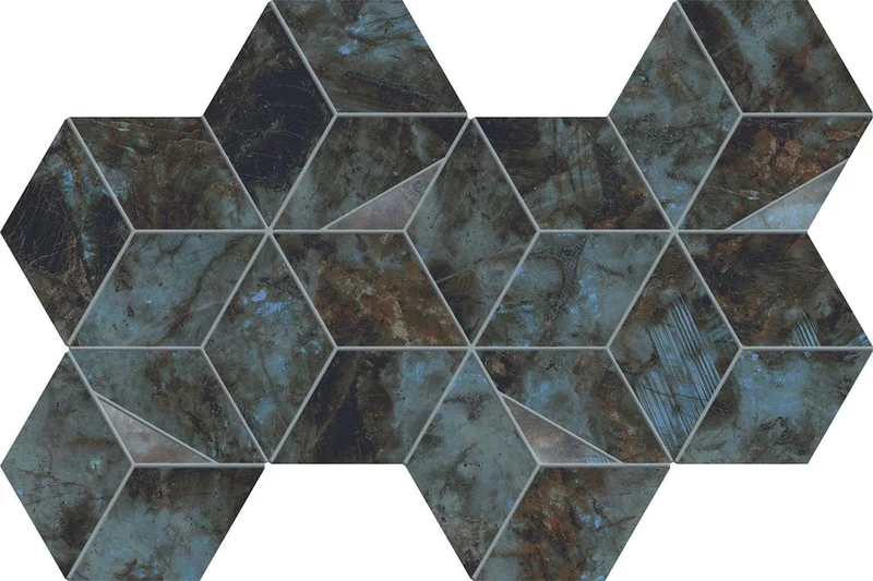 Керамогранит Atlas Concorde Italy Marvel Diva Baobab Mosaico Hex Lapp. AYLS 23x40 лаппатированный Керамогранит Atlas Concorde Italy Marvel Diva Baobab Mosaico Hex Lapp. AYLS 23x40 лаппатированный