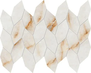 Керамогранит Atlas Concorde Italy Marvel Diva Ice Crystal Mosaico Twist Lapp. AYD7 27,6x35 лаппатированный