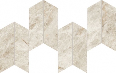 Керамогранит Atlas Concorde Italy Marvel Diva Taj Mahal Mosaico Chevron Velvet AYD3 17,5x46 полированный