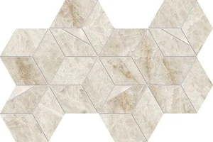 Керамогранит Atlas Concorde Italy Marvel Diva Taj Mahal Mosaico Hex Lapp. AYLQ 23x40 лаппатированный