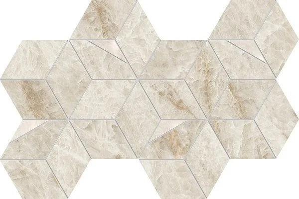 Керамогранит Atlas Concorde Italy Marvel Diva Taj Mahal Mosaico Hex Lapp. AYLQ 23x40 лаппатированный Керамогранит Atlas Concorde Italy Marvel Diva Taj Mahal Mosaico Hex Lapp. AYLQ 23x40 лаппатированный