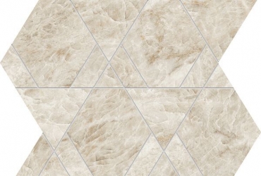 Керамогранит Atlas Concorde Italy Marvel Diva Taj Mahal Mosaico Triangle Lapp. AYLU 29x33 лаппатированный