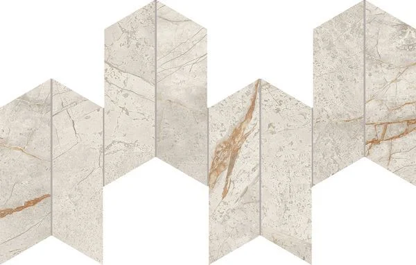 Керамогранит Atlas Concorde Italy Marvel Diva White Everest Mosaico Chevron Velvet AYD4 17,5x46 полированный Керамогранит Atlas Concorde Italy Marvel Diva White Everest Mosaico Chevron Velvet AYD4 17,5x46 полированный