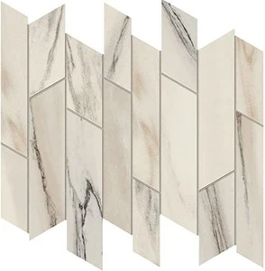 Мозаика Atlas Concorde Italy Marvel Bianco Fantastico Liberty Lappato AOVQ 26,1x31,8 лаппатированная