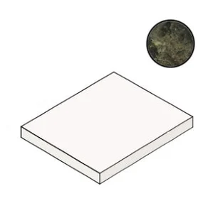 Ступень Atlas Concorde Italy Marvel Brazil Green Scalino Ang. Lp 37,5 APAE 37,5x37,5 лаппатированная