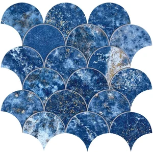 Мозаика Atlas Concorde Italy Marvel Fan Ultramarine 9MFM 29x29,2 глянцевая