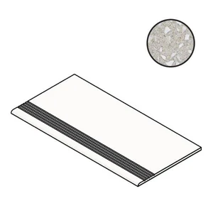 Бордюр Atlas Concorde Italy Marvel Gems Terrazzo Pearl Gradino Matt AUDC 30x60 матовый
