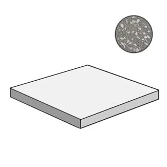 Ступень Atlas Concorde Italy Marvel Terrazzo Grey Scalino Ang AS81 33x33 матовая