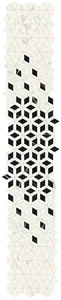 Декоративный элемент Atlas Concorde Italy Marvel Meraviglia Calacatta Meraviglia Diamond Lapp AJQ6 46,6x284,6 лаппатированный