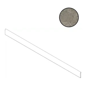 Бордюр Atlas Concorde Italy Marvel Meraviglia Grigio Elegante Battiscopa Sagomato Sx AJVB 7,2x30 матовый