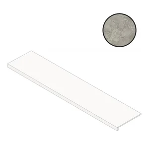 Ступень Atlas Concorde Italy Marvel Meraviglia Silver Majestic Scalino 60 Lapp AJWE 33x60 лаппатированная