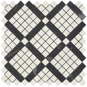 Мозаика Atlas Concorde Italy Marvel Cremo Mix Diagonal Mosaic 9MVF 30,5x30,5 глянцевая