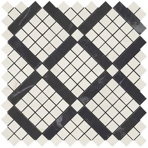 Мозаика Atlas Concorde Italy Marvel Cremo Mix Diagonal Mosaic 9MVF 30,5x30,5 глянцевая