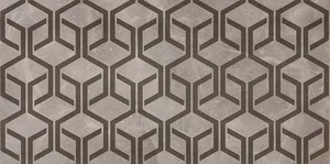 Декоративный элемент Atlas Concorde Italy Marvel Grey Fleury Hexagon 8MHG 40x80 матовый