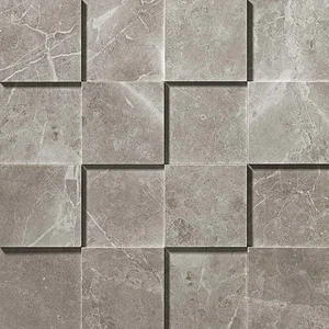 Мозаика Atlas Concorde Italy Marvel Grey Fleury Mosaico 3D ADQA 30x30 лаппатированная