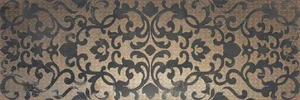 Декоративный элемент Atlas Concorde Italy Marvel Noir St. Laurent Brocade 9MBN 30,5x91,5 глянцевый
