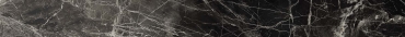 Бордюр Atlas Concorde Italy Marvel Noir St.Laurent Listello Lappato AD5O 7x75 лаппатированный