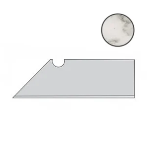 Бордюр Atlas Concorde Italy Marvel Statuario Select Battiscopa Sag. DX ADXY 7,2x30 матовый
