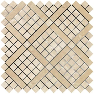 Мозаика Atlas Concorde Italy Marvel Travertino Alabastrino Diagonal Mosaic 9MVA 30,5x30,5 глянцевая