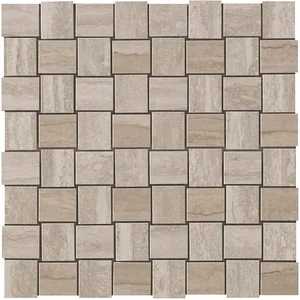 Мозаика Atlas Concorde Italy Marvel Travertino Silver Net Mosaic 9MVM 30,5x30,5 глянцевая