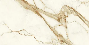 Керамогранит Atlas Concorde Italy Marvel Shine A7GD Calacatta Imperiale Lappato 75x150 лаппатированный