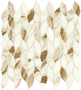 Мозаика Atlas Concorde Italy Marvel Calacatta Imperiale Mos. Twist Silk A4WR 30,5x30,5 матовая