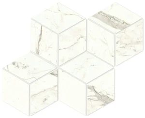 Мозаика Atlas Concorde Italy Marvel Calacatta Prestigio Mos. Esagono Lapp A42W 30,5x35,2 лаппатированная