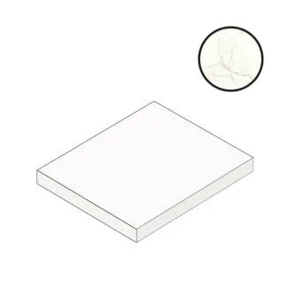 Ступень Atlas Concorde Italy Marvel Calacatta Prestigio Scalino Ang. 37,5 Lapp A45L 37,5x37,5 лаппатированная