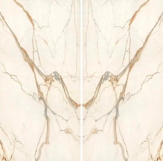 Marvel Shine Calacatta Imperiale Bookmatch Silk AJK1