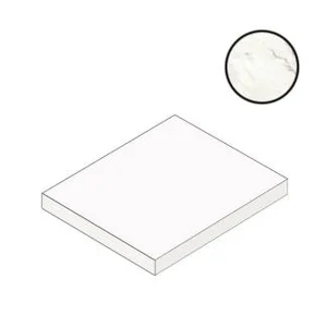 Ступень Atlas Concorde Italy Marvel Statuario Supremo Scalino Ang. 37,5 Silk A45I 37,5x37,5 матовая