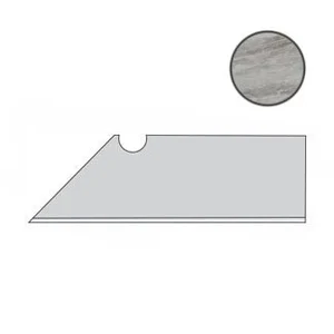 Спецэлемент Atlas Concorde Italy Marvel Bardiglio Grey Battiscopa Sag. DX ATEQ 7,2x30 лаппатированный