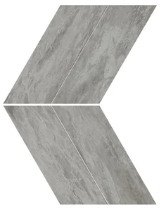 Декоративный элемент Atlas Concorde Italy Marvel Bardiglio Grey Chevron Lappato AS1U 22,5x22,9 лаппатированный
