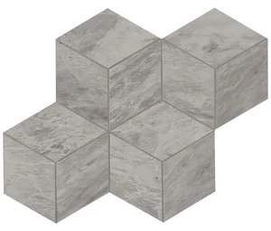 Мозаика Atlas Concorde Italy Marvel Bardiglio Grey Mosaico Esag. Lapp. AS2I 30x35 лаппатированная