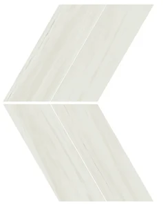 Декоративный элемент Atlas Concorde Italy Marvel Bianco Dolomite Chevron Lappato AS1Q 22,5x22,9 лаппатированный