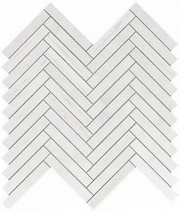 Мозаика Atlas Concorde Italy Marvel Bianco Dolomite Herringbone Wall 9SHD 30x30,5 матовая