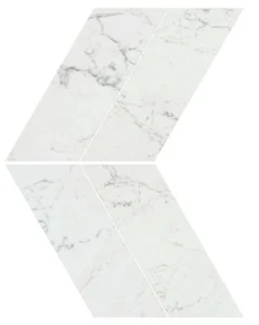 Декоративный элемент Atlas Concorde Italy Marvel Carrara Pure Chevron Lappato AS1V 22,5x22,9 лаппатированный