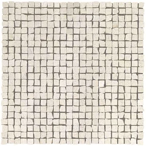 Мозаика Atlas Concorde Italy Marvel Clauzetto White Tumbled Mosaic 9STL 30x30 матовая