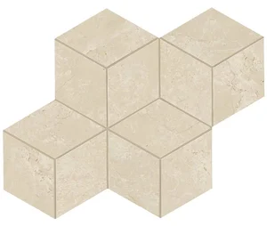 Мозаика Atlas Concorde Italy Marvel Cream Prestige Mosaico Esag. Lapp. AS2H 30x35 лаппатированная