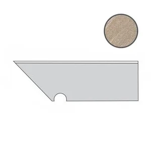 Спецэлемент Atlas Concorde Italy Marvel Desert Beige Battiscopa Sag. SX ATHU 7,2x30 матовый